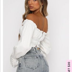 White Crop Top